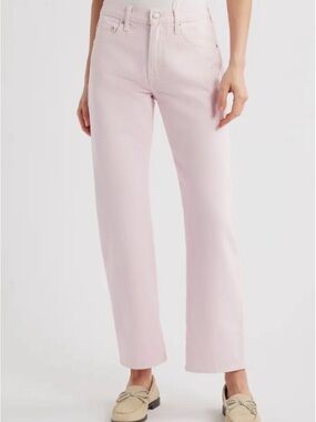 Pistola mid rise bowed straight leg jeans